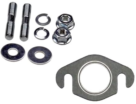 Auspuff Stehbolzen & Krümmerdichtung Set M6 x 32mm – passend für Peugeot Speedfight 1 2 3 4, Kymco Agility 50 2T – Auspuffbefestigung für Roller, Scooter, Mofa & Moped