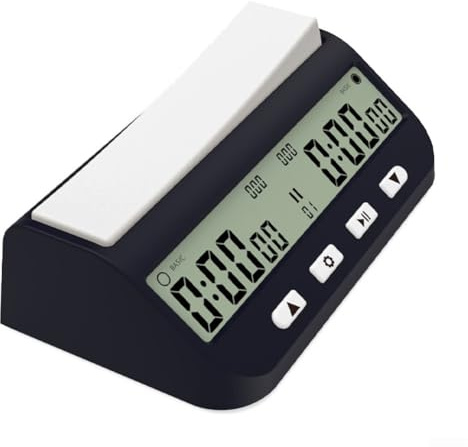 Yuanpgky Horloge numérique mise à niveau avec fonction de compte à rebours bonus | Pour jeu d'échecs à 2 joueurs, pour échecs internationaux