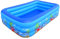 Baiao Inflatable Paddling Pool, 3 Rings Large Rectangular, Family Swimming Pool for Adults, Indoor Outdoor 78.8 x 49 x 20 (200CM)