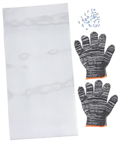 HOMSFOU Malla Metálica Inoxidable Resistente y Flexible Para Ventilación y Bricolaje