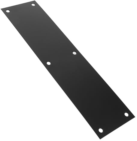 WHAMVOX Protection de Porte Acier Inoxydable Plaque de Protection Anti-rayures pour Portes Intérieures et Extérieures Résistant Aux Intempéries et Facile à Nettoyer