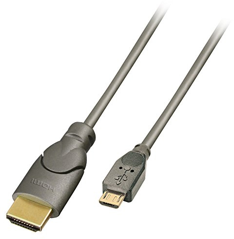 LINDY 41565 - Cable adaptador (HDMI - MHL),antracita