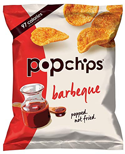 Popchips Barbeque Potato Chips, 23g (Pack of 24)