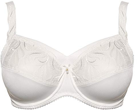 Ulla Lingerie féminine BH Carmen Cup H-L mit Bügel und Blende 2526 Ecru 90I