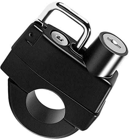 vincente Lucchetto Universale per caschi da Moto - Lucchetto per caschi da Moto | Lucchetto Universale per caschi per Parti di Moto, Serrature in Lega con 2 Chiavi per la Maggior Parte delle Moto