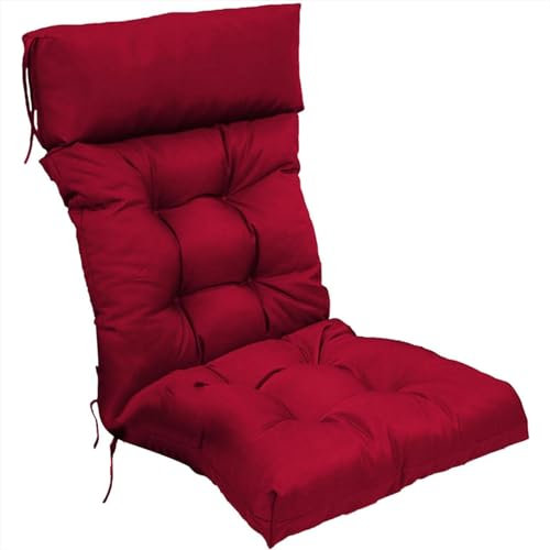 FloAPa Gartenstuhlauflagen Hochlehner Extra Dicke Sitzauflagen Sitzpolster Set für Gartenstühle Outdoor Stuhlkissen Polsterauflagen UV-Beständig Sitzkissen Hochlehner Auflagen,004,125 * 55