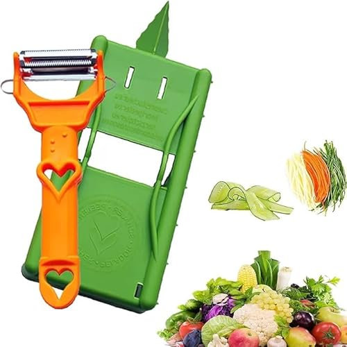 Pelador de verduras, pelador Pro Peelpro, pelador multifuncional, multipelador de frutas y verduras, verduras, patatas, papas para cocina