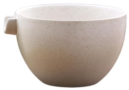 SZLIFE Ciotola da tè Tradizionale in Porcellana, Accessori per Il Matcha, Ciotola per mescolare Il Matcha Fatta a Mano, Regalo per Amanti del tè, Bianco