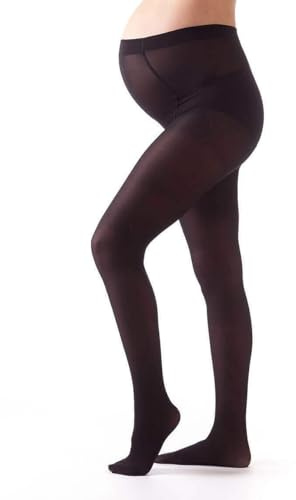 Vacker COLLANT MATERNITY MIKROFIBRA 50 DEN M101 FÖRPACKNING 2 STARTFÖRPACKNING - Täcker, Matt, med EXTRA SOFT Strap - Certifierad säkerhet i Textile Oeko-Tex Standard 100, Svart, 36/38