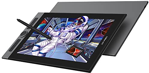 XP-PEN Artist Pro 16 Grafiktablett 15,4 Zoll volllaminiertes Pen Display 133% sRGB X3 Smart-Chip Stift Zeichentablett für Windows, Mac und Linux
