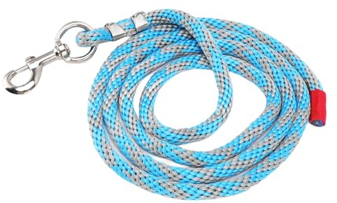 Robuste Führstrick für Pferde, 3 Meter 9,8 Fuß Lange Geflochtenes Nylon Haustiere Führstrick Stallpferdegeschirr mit schneller Halfterbefestigung für den täglichen Gebrauch bei Leistungsvorführungen