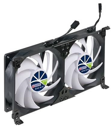 TITAN TTC SC22 Kühlschrank-Lüfter (120 mm, V2+) - Jetzt mit integriertem Gleichrichter