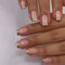 Kabwea 24 Stück Goldene French Tip Press on Nails, Press on Nails, Quadratische Form, Nägel Zum Aufkleben, Klebenägel, Fingernägel zum Aufkleben, Kunstnägel