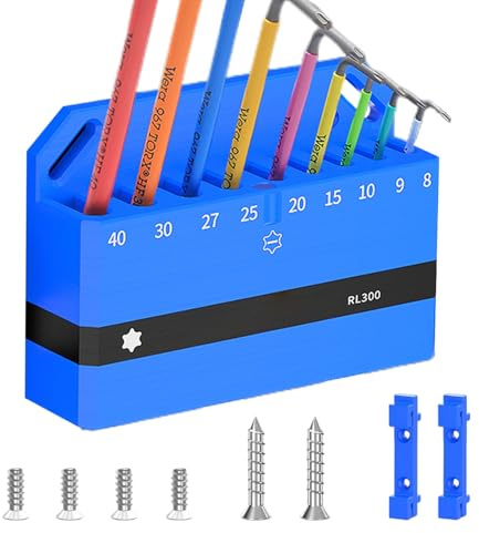 Organizer magnetico per chiavi inglesi, per la conservazione degli attrezzi, per chiavi a brugola, attrezzi di riparazione da parete, garage Werksta