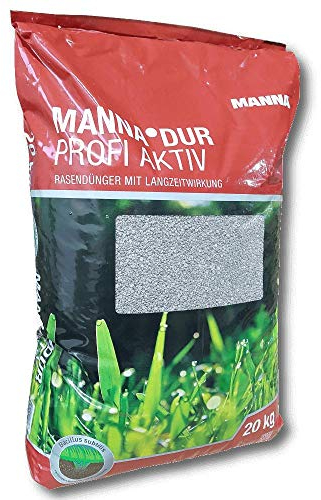 Manna dur Profi Engrais à gazon 20 kg avec fer indirectement actif contre la mousse dans le gazon