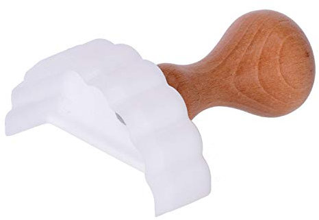 Tagliapasta.com Mezzaluna dentata per Ravioli con Manico. Art.386