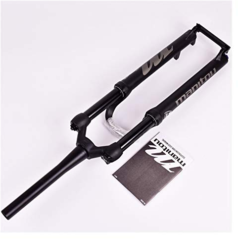 MTB Cykelgaffel för 26 27,5 29er Mountain Cykelgaffel Olja och gasgaffel Fjärrlås Luftdämpande fjädring gaffel (Color : 29 cone black)
