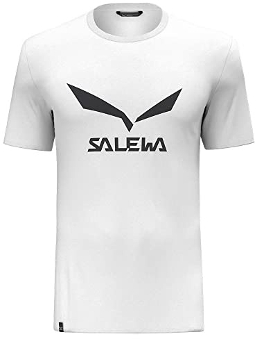 Salewa Unisex Solidlogo Dri-release® Mens T-Shirt, Weiß, XL EU