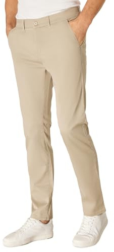 PIONEER AUTHENTIC JEANS Pantalones chinos ENZO para hombre, corte recto, Arena 5509 1004, 40W x 34L