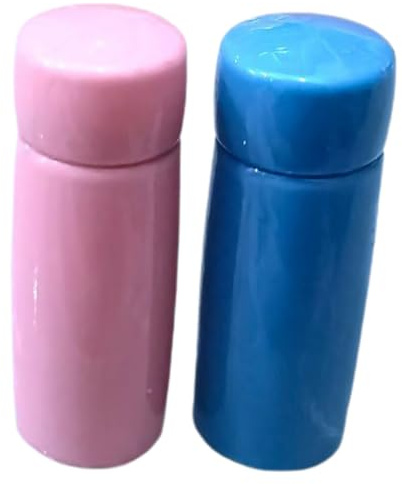 Vanzack 2 Mini Botellas De Agua En Miniatura para Casas De MuñEcas Accesorios Decorativos De Cocina Modelos TéRmicos PequeñOs Y Realistas para Fotografía