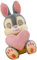 MIFKLMV 30 cm Klopferkaninchen-Plüschpuppe, Süße Plüschpuppe, Cartoon-Plüschtiere Spielzeug, Cartoon-Plüschpuppe, Cartoon-Plüschtier, Cartoon-Weiches und Süßes Stofftier, für Jungen und Mädchen D