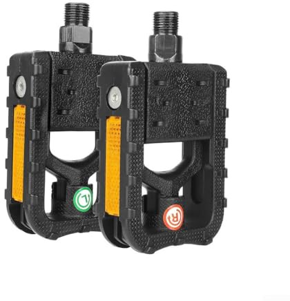 Pédales pliantes pour vélo de montagne - Pédales pliables et antidérapantes pour VTT, vélo de route, cyclisme, sports de plein air - Matériau PP - Noir - Paire de pièces de rechange