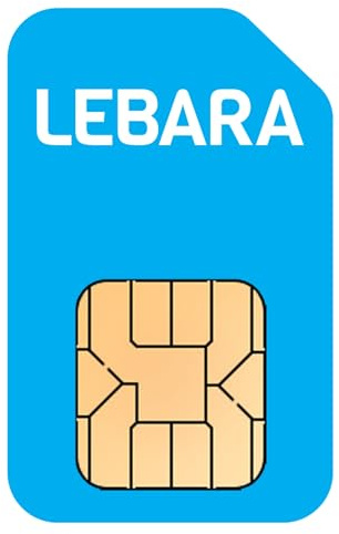 Lebara Pay As You Go Combi Sim-kort med £5 förinstallerat