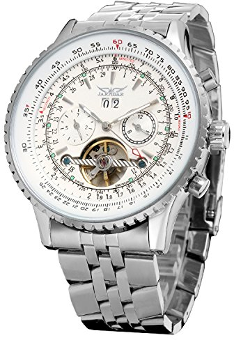 FORSINING Men's Automatic Tourbillon Complete Calendar Wrist Watch JAG034M4S1