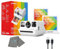 Polaroid Generation 2 Go Instant Mini Camera Starter Set, White with 32 Polaroid Go Color Instant Film Bundle, Lumintrail Lens Cleaning Cloth