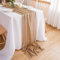 CHUQING Tischläufer Chiffon Tischläufer Hochzeit Stoff Tischband für Hochzeiten, Kommunionen, Taufen und Allen Feierlichkeiten Maße: 300 x 70 cm