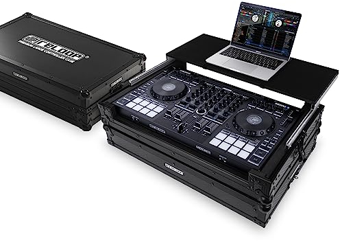 Reloop Premium Large Controller Case - Handgefertigtes DJ Controller Case aus robustem Holz und hochwertigem Aluminium