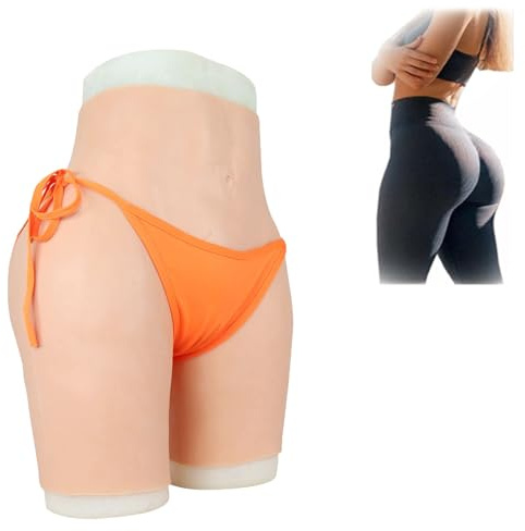 SooYUR Crossdressing Culo Grande Pantalones de Silicona Bragas realistas para realzar la Cadera y Levantar glúteos para Drag Queen transgénero,Color 1,Basic