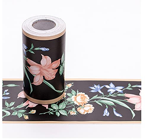 Borde de papel tapiz, bordes de papel tapiz autoadhesivos, bordes de papel tapiz, borde de papel tapiz retro de ladrillo antiguo 3D, zócalo de 10 m, pegatinas d