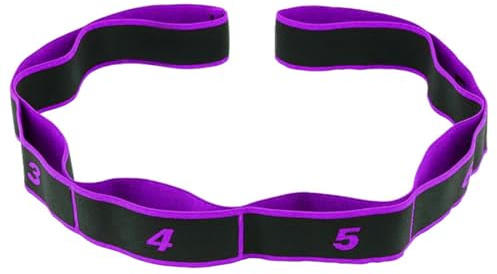 Bande Elastique Musculation, Bande Élastique Fitness 8 Niveaux de Forces, Bande de Résistance Bande Elastique Fitness, Bandes élastiques d'exercice d'entraînement Sport Durable pour Yoga, Violet