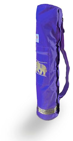 Yoga Malai Elephant - Bolsa para alfombrilla de yoga (resistente al agua) Light Purple
