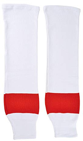 Schanner Unisex Sher-wood Nhl Hockeystutzen, Weiß/Rot, Senior EU