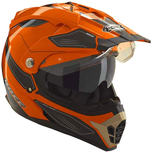ROCC 771 Endurohelm, Farbe Neonorange-schwarz, Größe S(55/56)
