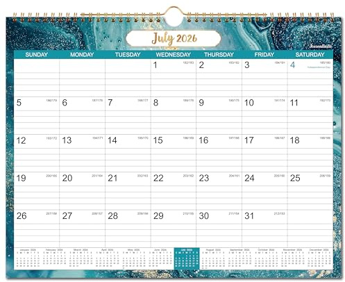 2027 Calendar - 2027 Wall Calendar with Julian Date 14.76âx 11.6