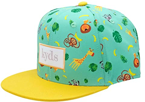 kyds® Snapback Cap Baseball Cap Kinder und Kleinkinder, Coole Baseball Cappy für Jungen und Mädchen von 1-12 Jahren, Kappe in 3 Größen erhältlich, Verstellbarer Verschluss, nachhaltige Kinder Mütze