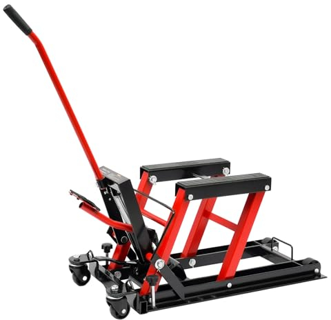 Jolre Motorrad-Hebebühne, Motorrad Hydrauliklift, Motorradheber, Motorrad-Hebebühnen-Montagebügel, Klapp-Hebebühne, Motorrad Heber, Motorrad-Stützfuß, 680kg.