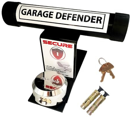TNT Garage Defender Lock Best Garage Door Security Sealant Bar Up and Over Car Van Tools Bike Barrier