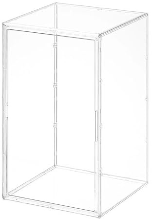 Siyecioa Vitrinas para Colecciones, Vitrina Cristal Expositora, Caja Exhibición Acrílico Transparente Grande, Vitrina de Muñecas con Puerta para Zimomo I Grande Labubu Muñeco (60×36×36cm)