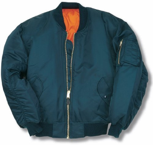 Delta Classic MA-1 Bomber Flight Jacket Petrol Blue (M)