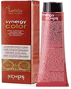 Echosline Seliàr Synergy Color-Coloración en Crema sin amoníaco para el Cabello Rubio castaño (7.7), Biondo Marrone, 100mL