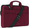 DOMISO 14 Pouces Imperméable Housse de Protection Ordinateur Portable avec Port de Chargeur USB Externe Sacoche Bandoulière pour HP 14/Lenovo Yoga 520/Ultrabook/Netbook/ASUS,Fuchsia