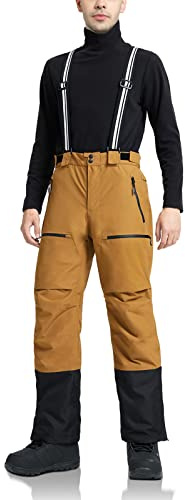 Pioneer Camp Uomo Pantaloni da Sci Impermeabili Ski Pants Khaki M