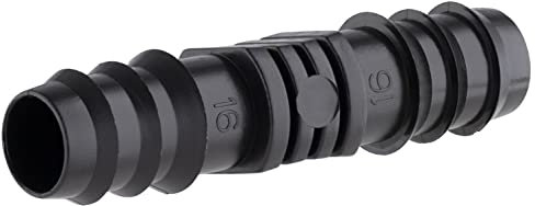 10 raccords cannelés pour tuyau goutte à goutte jonction droite diamètre 16 millimètres AROZ