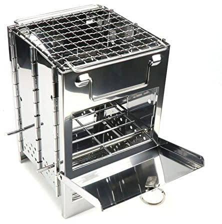 Grils à Gaz, Grils De Camping, Gril De Barbecue, Gril De Barbecue à Hauteur Réglable En Acier Inoxydable, Barbecue Pliant En Quadrate, Gril à Charbon De Bois Pour la Cuisine En Plein Air, les Pique-ni