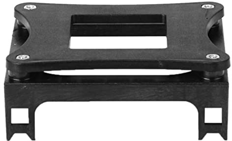 Soporte de montaje de ventilador de CPU para placas base P4 478, soporte de retención de repuesto para disipador de calor, negro, material de policarbonato, 89 x 75 x 35 mm