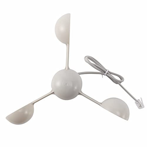 Uanratg WH-SP-WS01 Anemometro Strumento di Misurazione della Velocità Del Vento Sensore di Velocità Del Vento Strumento Meteorologico Accessori per Anemometro